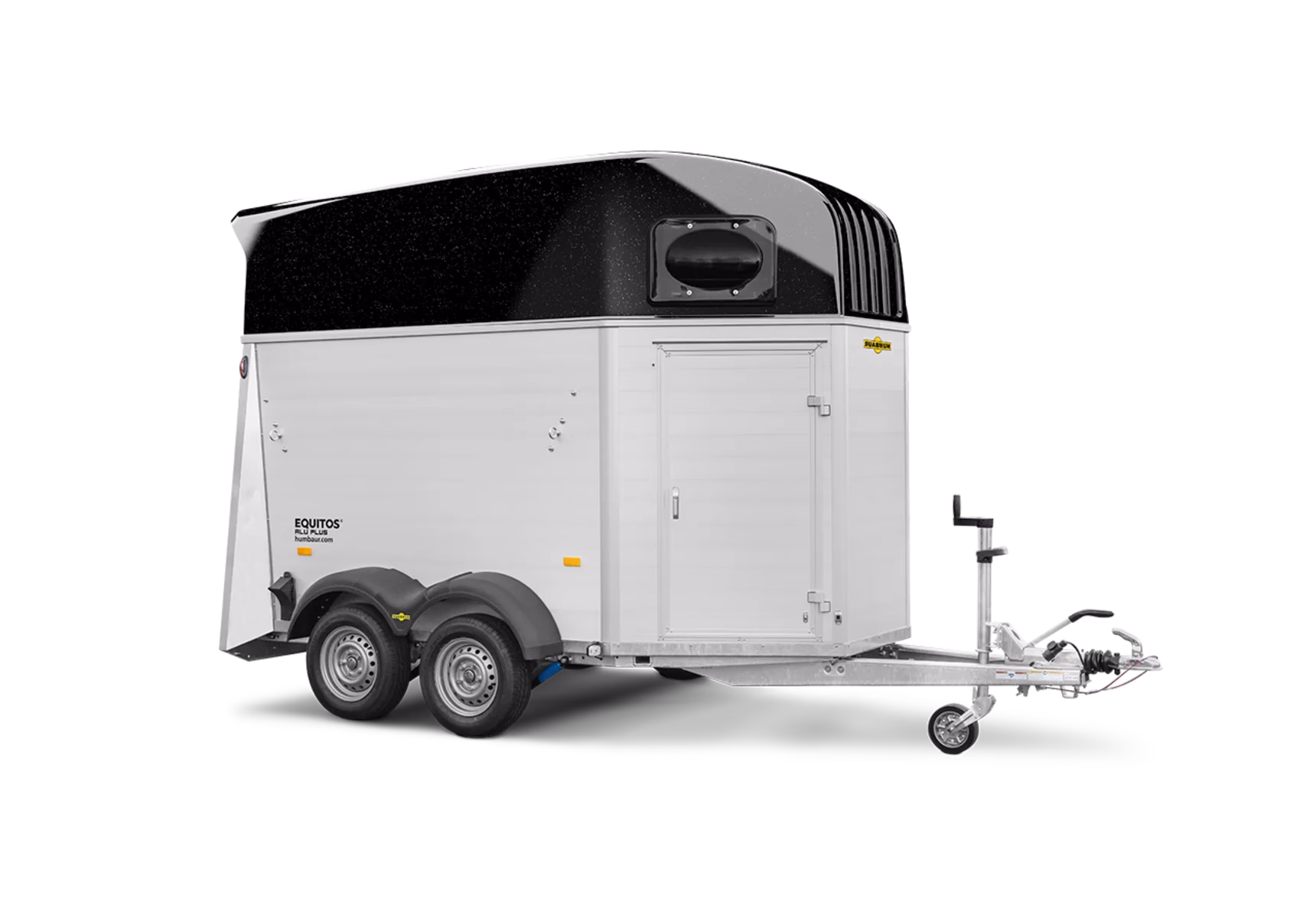 Trailer cavalli Humbaur Equitos Alu in alluminio con telaio EquiDrive presso Roma Trailer a Colleferro.